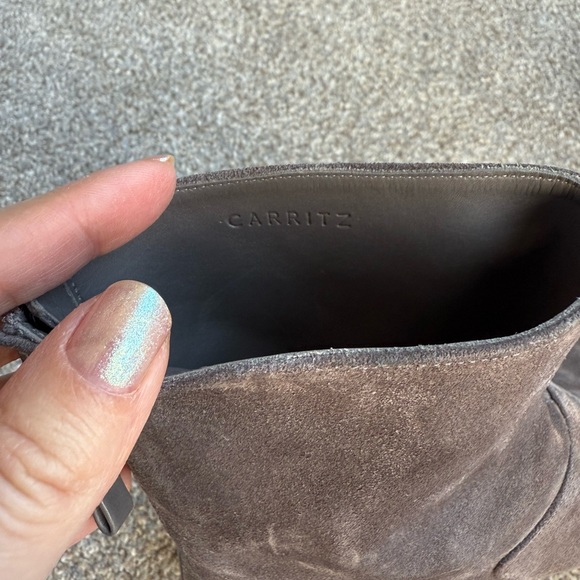 Suede booties (Italy) - Picture 4 of 8